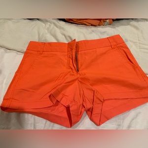 Jcrew Chino Shorts Neon Peach Size 10